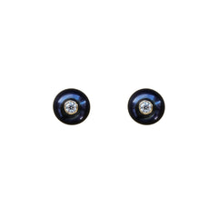 Fiona Dark Stud Earrings